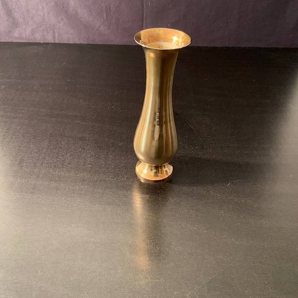 Other - Small Brass Vase Made in India Bud Vase Tabletop Decor